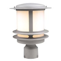 PLC Lighting 1896 SL Exterior Post Light, Silver