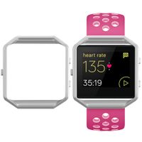SKYLET Compatible with Fitbit Blaze Band with Frame, Breathable Replacement Sport Band Compatible with Fitbit Blaze Men Women Large Small (No Tracker)