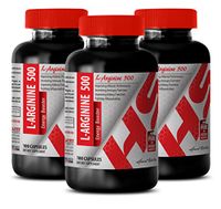 Testosterone Booster labido - L-ARGININE 500 - Arginine Pills for Men - 3 Bottles 300 Capsules