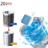 FEDBNET 5/10/15/20/25/100 PCs Premium Washing Machine Cleaner, Effervescent Tablet Washer Cleaner,Solid Washing Machine Cleaner,Deep Cleaning Remover with Triple Decontamination for Bath Room Kitchen