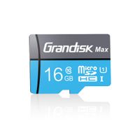 16GB Grandisk Micro SDHC Card with Adatper, UHS-I Class 10 Select High-Performance TF Memory Card (Max Series)