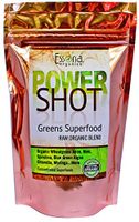 100 % PURE - RAW ORGANIC VEGAN - Power Shot Greens Superfood Blend - Spirulina, Chlorella, Wheat Grass, Blue-Green Algae, Moringa + - 60 SERVINGS from Essona Organics, Powder - 180 gms. Order Today!