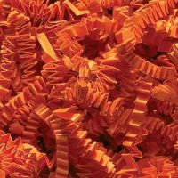 Gift Wrap Crinkle & Filler Paper Shred (Orange Shred 1 LB)
