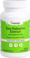 Vitacost Saw Palmetto Extract with Pumpkin Seed Oil -- 320 mg per serving - 60 Softgels