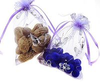 Sealike 100 Pcs Organza Drawstring Pouches Gift Bags Jewelry Party Wedding Favor Display with Stylus