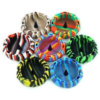 X-Value 35pcs Geometric Silicone Ashtray Eco-Friendly Portable Unbreakable Tabletop Tray for Cigarettes, Blunts,Cigar, Lighters, Rolling Paper Minimalist Modern Style Decorative Random Color