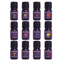 floraVerve Essential Verve Pack, Aromatherapy Essential Oils Starter Kit 12 X 5mL, 100% Pure & Natural, Peppermint, Lavender, Bergamot, Frankincense, Lemon, Orange, Rosemary, Tea Tree & 4 more