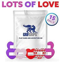 GrifGrips - Lots of Love Pre-cut Adhesive for Dexcom G6 - Original and Extreme Formulas (Pack of 15) Tiny Heart Shape