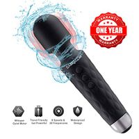 Wireless Personal Wand Massager Powerful Waterproof Handheld Magic Viberate Massager with 20 Vibration Modes for Neck Shoulder Back Body Massage Sports Recovery Muscle Aches