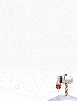 Christmas North Pole Mailbox Stationery Printer Paper 26 Sheets