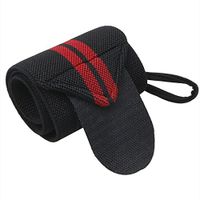 AppleLand 1 pc Sport Wrist Wrap Bandage Hand Support Wristband Protector Sweatband Gym Strap Sport Brace(black Red)