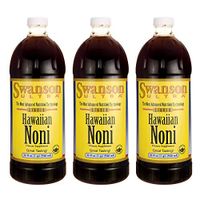 Swanson Hawaiian Noni Liquid 32 fl Ounce (1 qt) (946 ml) Liquid (3 Pack)