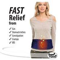 Happi Tummi - Menstrual Cramp Relief Natural Soothing Herbal Aromatherapy and Heating Pad - Medium Blue