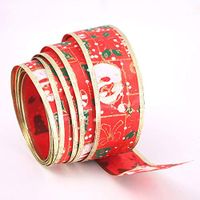 LightInTheBox Christmas New Year Gift Decoration Ribbons Party Supply Xmas Bow Ribbon Wrapps Assorted (Red-Bow, 1 Pack)