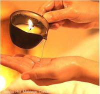 Fruity Citrus Scent, Premium Natural Hot Massage Oil Candle Aromatherapy Fruity Citrus Scent, 50g.
