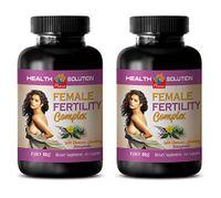Sexual Desire for Women - Female Fertility Complex - folic Acid Pills for Women - 2 Bottles 120 Capsules