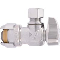 SharkBite 23036-0000LF 1/2" Ptc x 3/8" Compression Angle Stop Valve