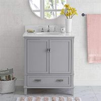 Dorel Living Otum 30" Bathroom Vanity, Gray