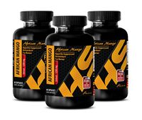 Fat Burner Pills - African Mango Extract 1200MG - African Mango Extract - 3 Bottles (180 Capsules)
