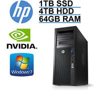 HP Z420 Workstation - 8 Core E5 2670 up to 3.3GHz CPU (20 MB Cache) - 64GB RAM- 1TB SSD + 4TB HD with 3 YR WNTY- USB 3.0 (Renewed).