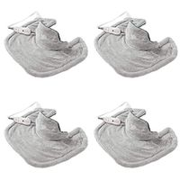 Sunbeam Heating Pad for Neck & Shoulder Pain Relief | Standard Size Renue, 4 Heat Settings with Auto-Off | Grey, 22-Inch x 19-Inch(Pack of 4)