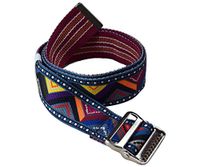 Gait Belt by LiftAid - Stylish Patient Walking and Transfer Belt with Metal Buckle - Assits Nurses, Caregivers, Occupational and Physical Therapy - Washable - 60"L x 2"W (Eclectic)