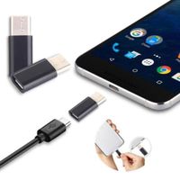 Iusun 1PC USB-C Type-C to Micro USB Data Charging Adapter For Samsung Galaxy Note 9, For Huawei P9 /G9, For Samsung Galaxy S9/S9 plus (Black)