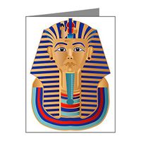 Note Cards (10 Pack) Egyptian Pharaoh King Tut Tutankhamun