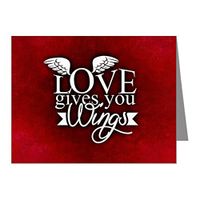 Note Cards (20 Pack) Love Gives You Wings