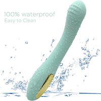 LED Light 10 Speeds Massager Wireless Waterproof Power Suitable for Home Fitness Sports Cordless Electric Massager Adjustable for Neck Shoulder Back Body,Sports Release (Green)