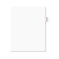 Avery 01373 Avery-Style Preprinted Legal Side Tab Divider, Exhibit C, Letter, White, 25/Pack