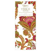 Caspari Paisley Tissue Paper in Ivory, 16 Sheets Included