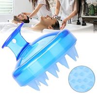 Washing Hair Massage Comb, Shampoo Scalp Shower Bathing Massager Brush (Yellow)