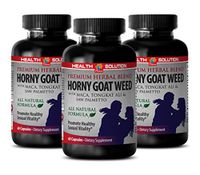 Female Sexual Enhancement Natural - Horny Goat Weed (All Natural Formula) - Natural Horny Goat Weed Extract - 3 Bottles 180 Capsules