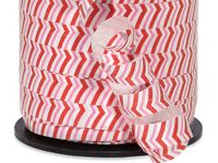 Pack Of 1, Peppermint Stripe Curling Ribbon 3/8"X 250 Yards 100% Polypropylene For All Occasions & Seasonal Celebrations
