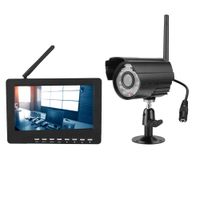 Outdoor Security Camera, 7" Wireless Security Video Surveillance Camera, Home Surveillance Waterproof Camera with Night Vision,Touchscreen,Home Security Camera with HD Vedio