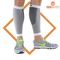 Leg & Calf Compression Sleeve (1 Pair) Shin Splint & Calf Pain Relief, Comfortable Calf Sleeves Helps Improve Circulation for Runners, Nurses & Travelers. Leg Support Footless Socks