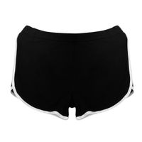 New Summer Sports Pants,FUNIC Women Gym Workout Waistband Skinny Yoga Shorts (M, Black)