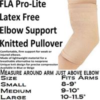 Fla 19-4001LBEG Pro Lite Elbow Support Knitted Pullover, Beige, Extra Large by FLA Orthopedics