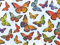 Monarch Butterfly Print Design Gift Grade 20" x 30" Tissue Paper Sheets Size 20" x 30" Choose Package Amount (120)