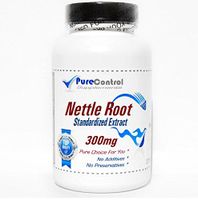 Nettle Root Standardized Extract 300mg // 200 Capsules // Pure // by PureControl Supplements