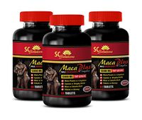 Sexual Enhancement Supplement - MACA Plus Complex - Male Enhancement - Muira puama Pills - 3 Bottles 180 Tablets