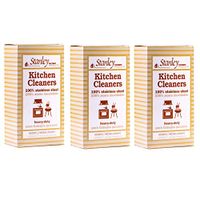 Stanley Home Products Stainless Steel Kitchen Scouring Cleaners (6 Cleaners Included)