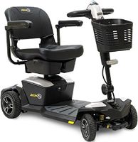 Pride Jazzy Zero Turn Mobility Scooter, Pearl White