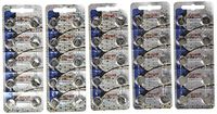 50 Pack Maxell LR44 AG13 357 Button Cell Battery New Hologram Package 2 Pack