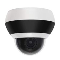 LEFTEK Dome Camera PTZ Star Light Security Camera POE 1080P 4X Zoom 65ft IR CCTV Camera IP66 Weatherpoof (2.0MP)
