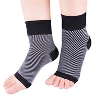 Plantar Fasciitis Socks,Ankle Brace Arch Support,Compression Foot Sleeves(1 Pair) Effectivly Relief Swelling, Achilles Tendonitis, Heel Spur&Joint Pain (L)