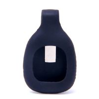 BetterM Multi Colors Replacement Silicone clip case for Fitbit Zip tracker (Black)
