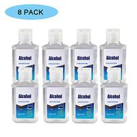 ZKKAW Hand Sanitizer Gel, 60Ml Rinse Free Hand Soap Travel Size Disposable Hand Sanitizer Moisturizing and Refreshing Gel Hand Sanitizer,8 Pack