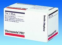 Viscopaste - PB7 - Impregnated Dressing Viscopaste - PB7 3 Inch X 10 Yard Open Weave Fabric Zinc Paste - 1/Each - MCK